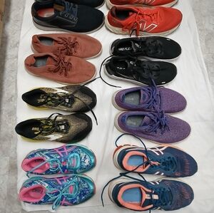 Mixed Sneakers Lot Of 10 Ct Men And Women Differnt Sizes Good For Resellers